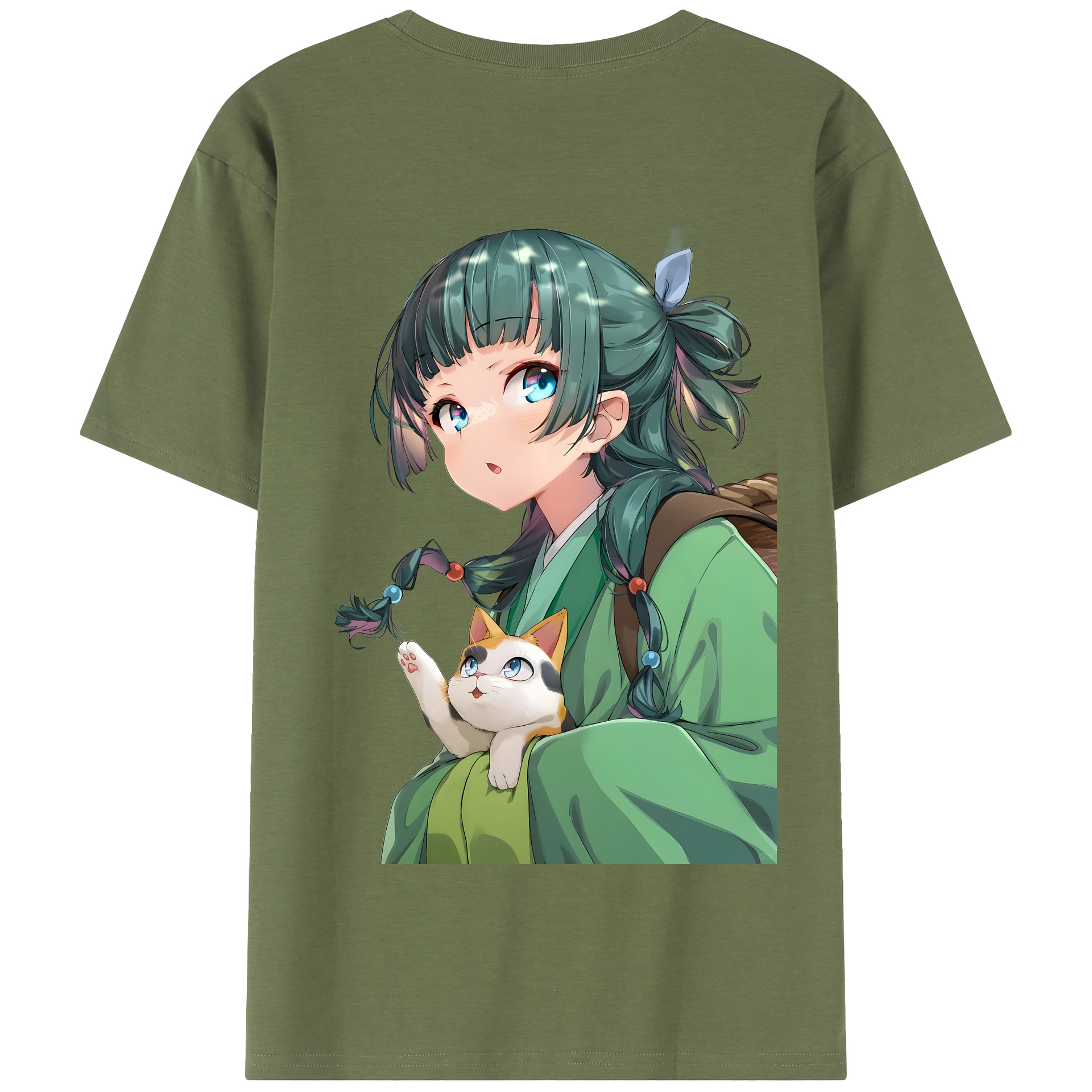 （画像用） 薬屋のひとりごと The Apothecary Diaries 綿100％半袖Tシャツ（背面プリント）